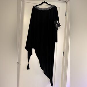 Coldesina Jenny Black Asymmetrical Dress
